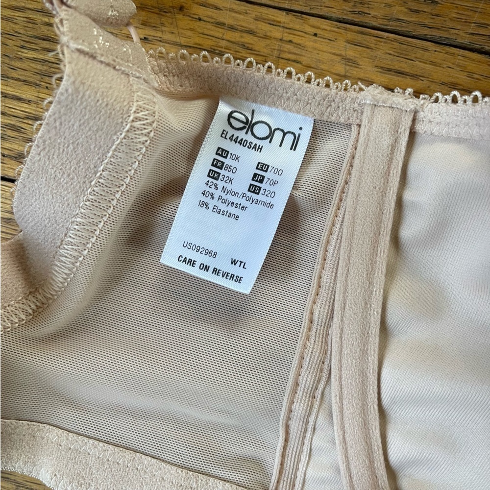 NEW Elomi Meredith EL4440 Bra Sahara Size 32O NWT - Picture 4 of 5